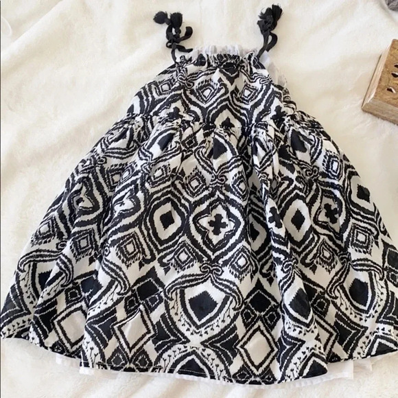 Artisan NY girls black and white boho maxi dress - Picture 2 of 7